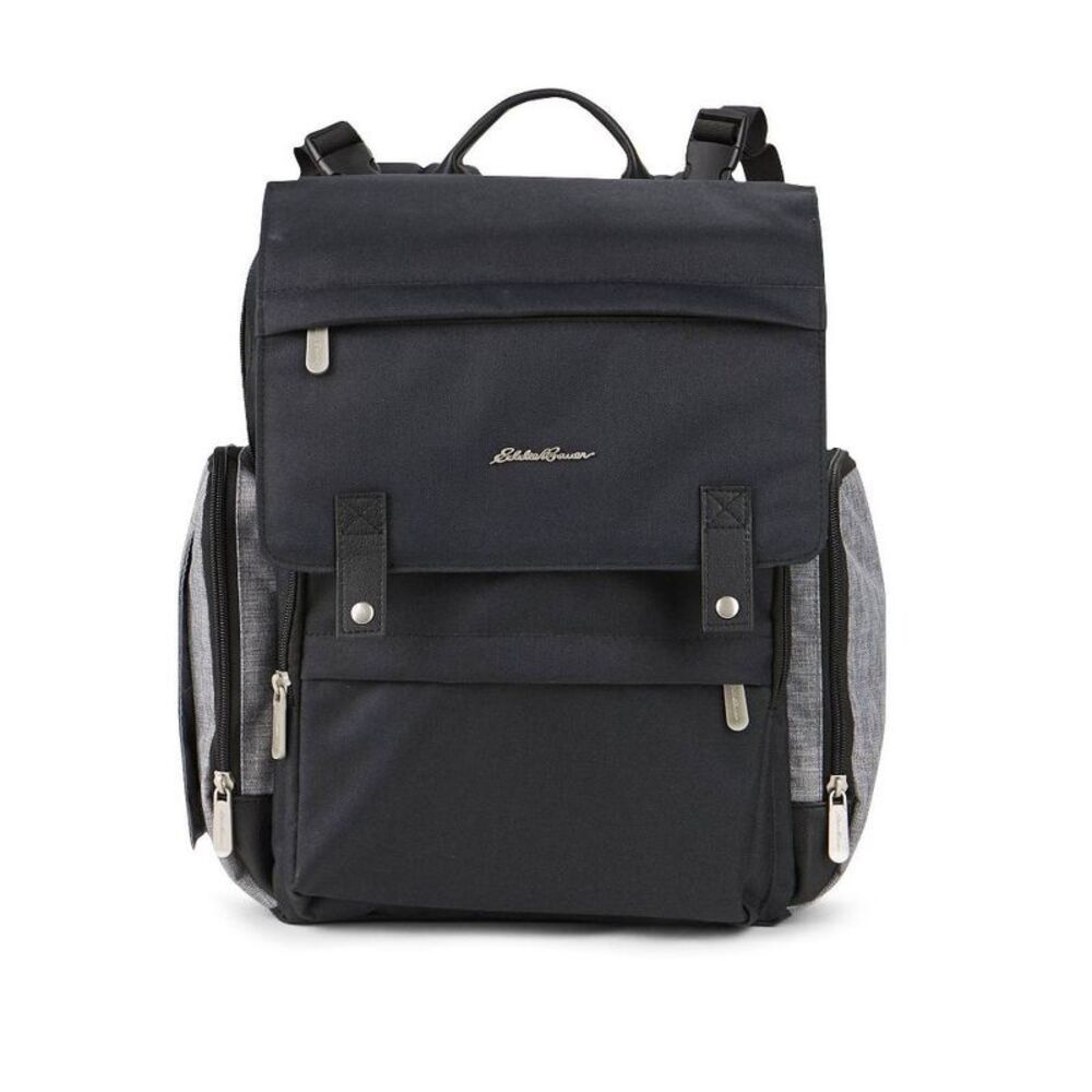 Eddie Bauer Black and Gray Backpack